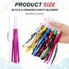 PATIKIL 30 Pcs Noise Makers, Metallic Fringed Noise Makers Party