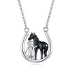 Horse Necklace for Women 925 Sterling Silver Infinity Pendant Jewelry