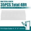 Daisypower Gutter Guards,4", 5", 6" Stainless Steel DIY Leaf Protection,Micro-Mesh