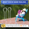 Boat Dock Boarding handrail, Safety Grab bar/Hand Railing for Marina,