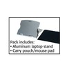 System-S Lapstand Notebook Laptop Stand Holder in Silver
