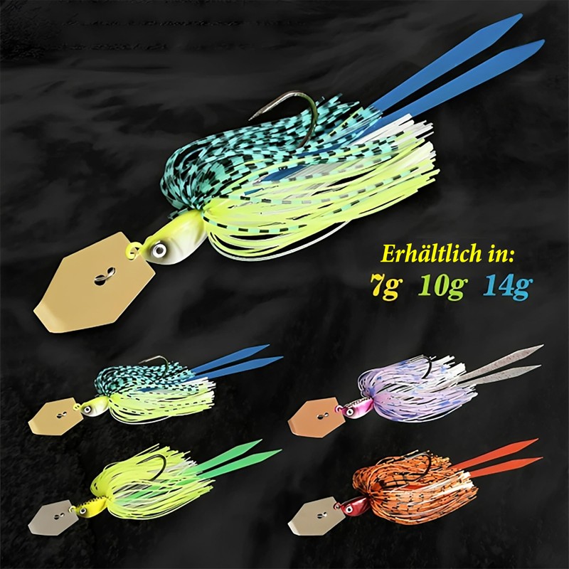 Njord Kalastus Chatterbait 2024 Pack of 4 14 g (2