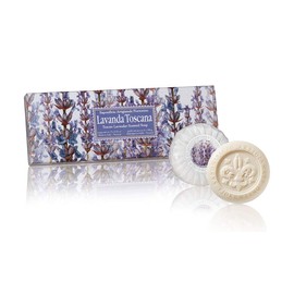 Lavender Round 3 per 100g Handmade Italian Soaps from Fiorentino