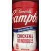 Campbell's Chicken & Mini Round Noodles Soup on the Go 10.75oz. Cup (Pack of 4)