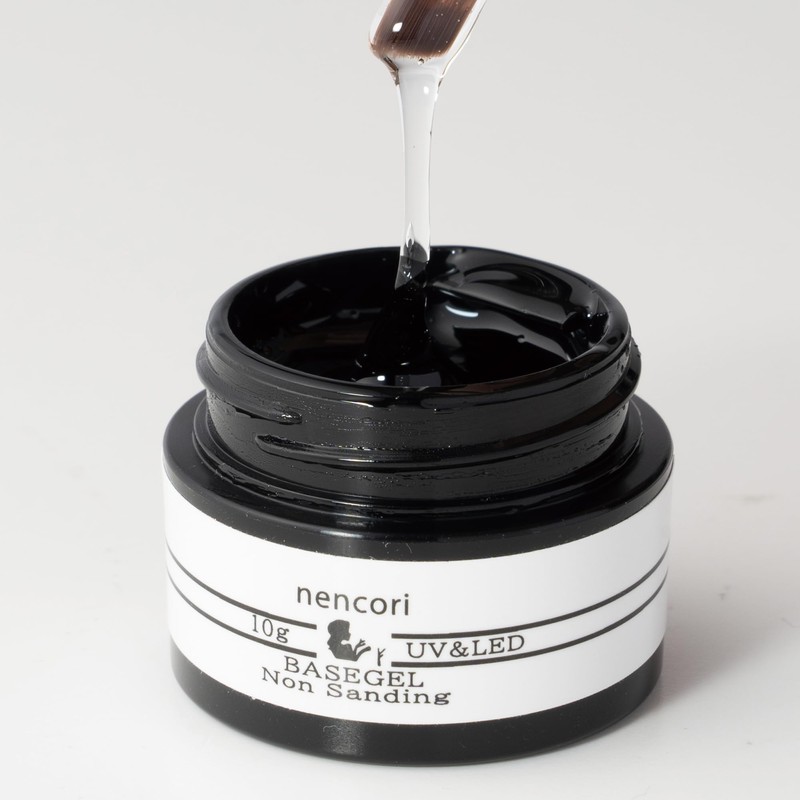 nencori Gel Nail Non-Sanding Base Gel, Made in Japan, 0.4