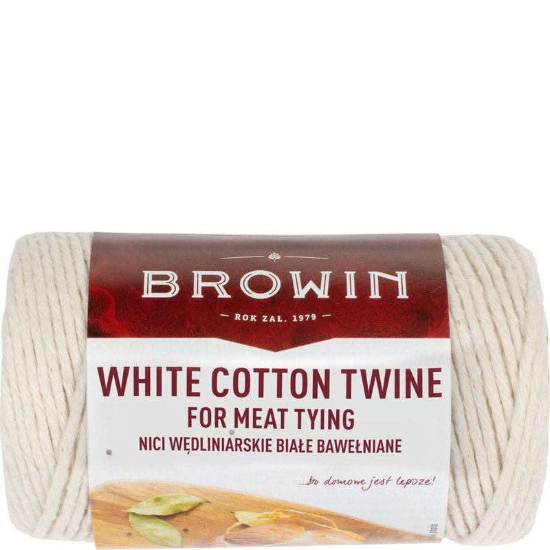 Browin 310201 Cotton Twine/String for Meat Tying, 50 Meter Length,