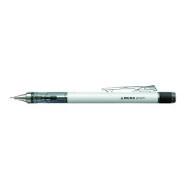 Tombow Mechanical Pencil MONO Graph 07 White - 0.7 mm Line Width, HB, Integrated Refillable Eraser [SH-MG23-R7]