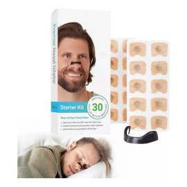 60 Dilatador Respiración Tiras Nasal Magnetico Anti Ronquido