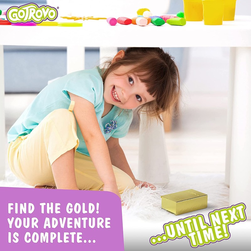 GOTROVO The Family Treasure Hunt Game! Indoor Adventure Board Game