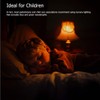Wivety Sleep Light Bulbs Amber 1600K with Remote Control, Blue
