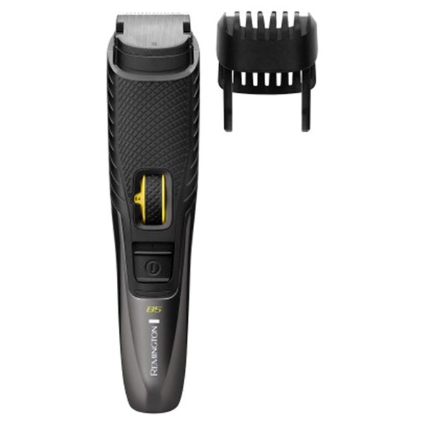 Remington B5 Style Series Cordless Beard and Stubble Trimmer for Men with Adjustable Zoom Wheel and Titanium Coated Blades - MB5000, Black/Dark Chrome