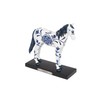 Enesco The Trail of Painted Ponies Delft Blue Horse Figurine,