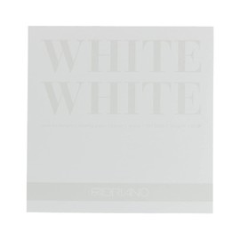 Honsell 19100417 Fabriano White White Pad, Brilliant White Paper with Matte, Uncoated Surface, 300 g/m², 20 x 20 cm, 20 Sheets, Ideal for Pastels, Colouring Pencils and Markers
