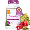 Berberine with Clinically Evaluated Berbevis, Metabolism and Glucos Support Formula,