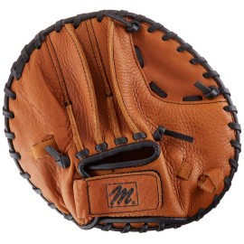 MacGregor UNITS Brown Pancake Style Baseball Mitt for Infield Training Leather Glove
