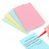 Evergreen Goods Lined Sticky Notes| Large Pastel Notes for Study,