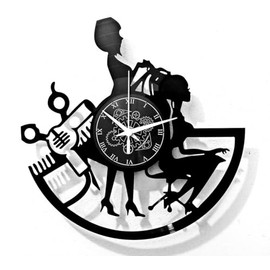 Instant Karma Clocks | Wall Clock | Hairdresser | Barber Shop | Beauty Salon | Hairstyles | Hair Salon | Women's Wall Decoration