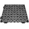 VEVOR Interlocking Tile 50PCS Black, Drainage Tiles 12" x 12"