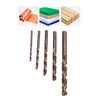 5Pcs Straight Shank Twist Drill Bit HSS 3 4 5
