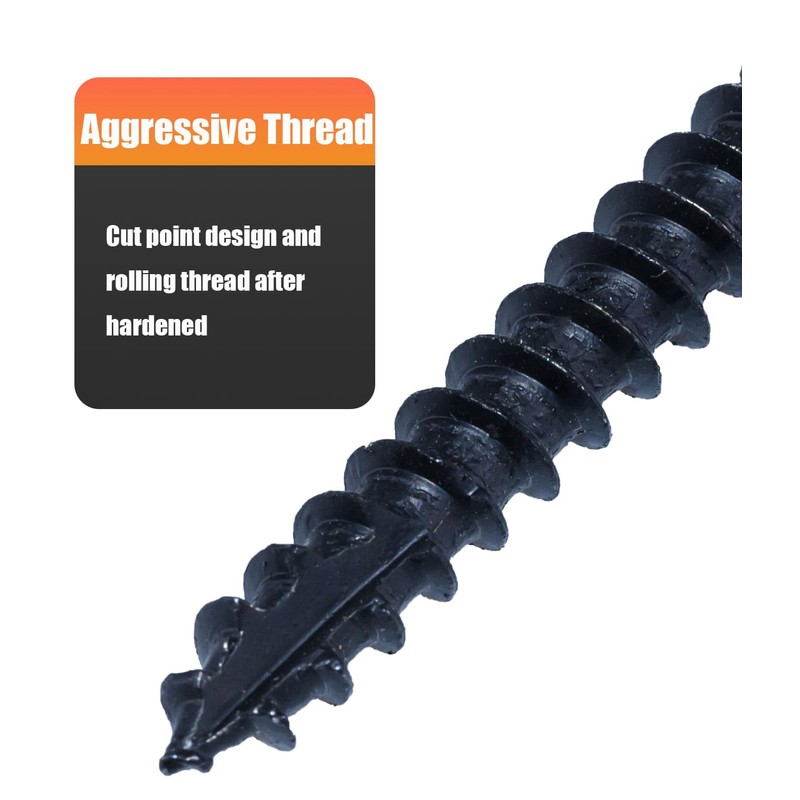 Structural Lag Screws 8 Inch, 50-Pack #14 X 8 Heavy