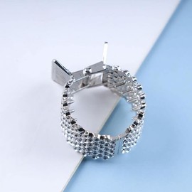 GENERIC P Pcs Hairpin Womens Hair Clips Women Hair Clip Hair Accessories for Women Metal Hair Clips for Women Ponytail Buckle Hair Clip Hair Clips Metal Dense Fixed Artifact Alloy Miss, Silver