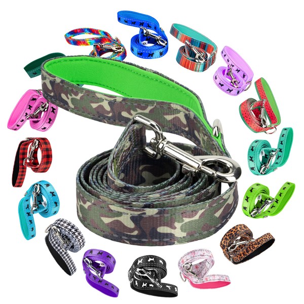 EcoBark Dog Leash - Soft & Reflective Comfort Leashes with