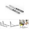 2 Pcs Triangular Support Bracket Stainless Steel 12in Foldable Flexible
