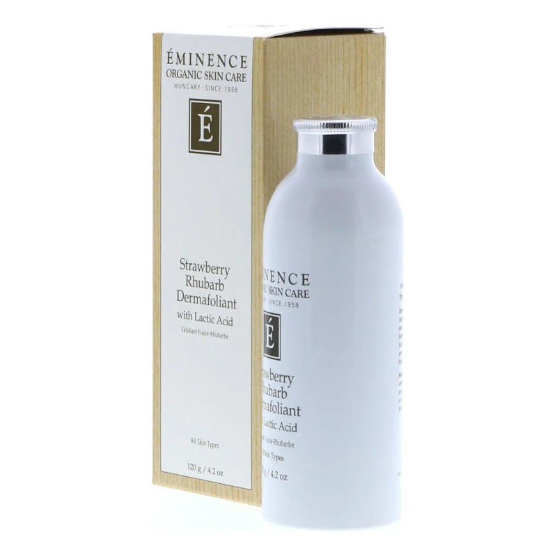 Dermafoliante De Ruibarbo Y Fresa Con Ácido Láctico De Emine