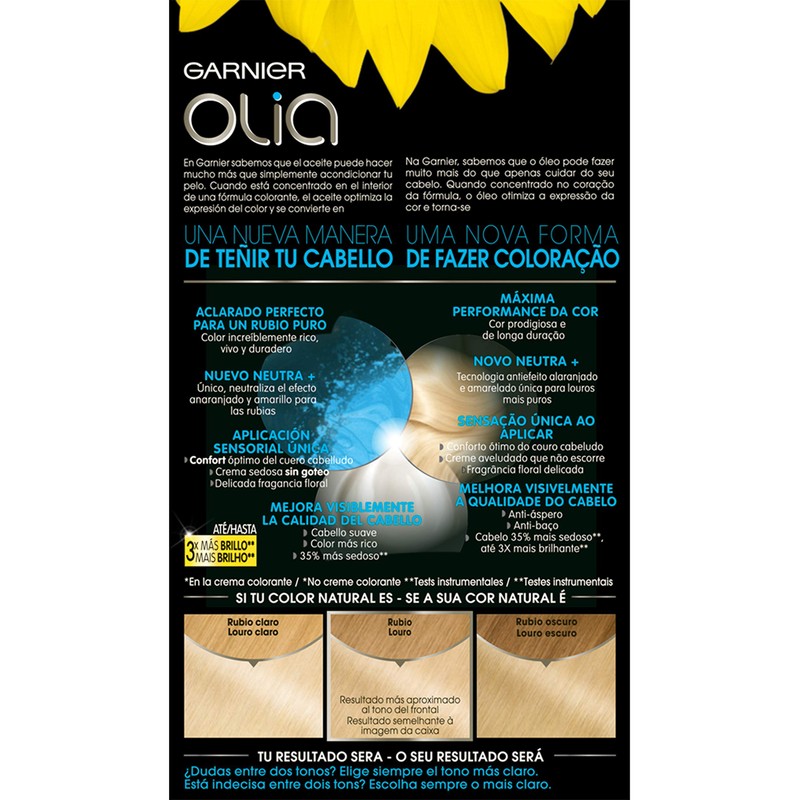 Garnier Olia Coloración Permanent Sin Amoniaco Para Un Olor Agradable