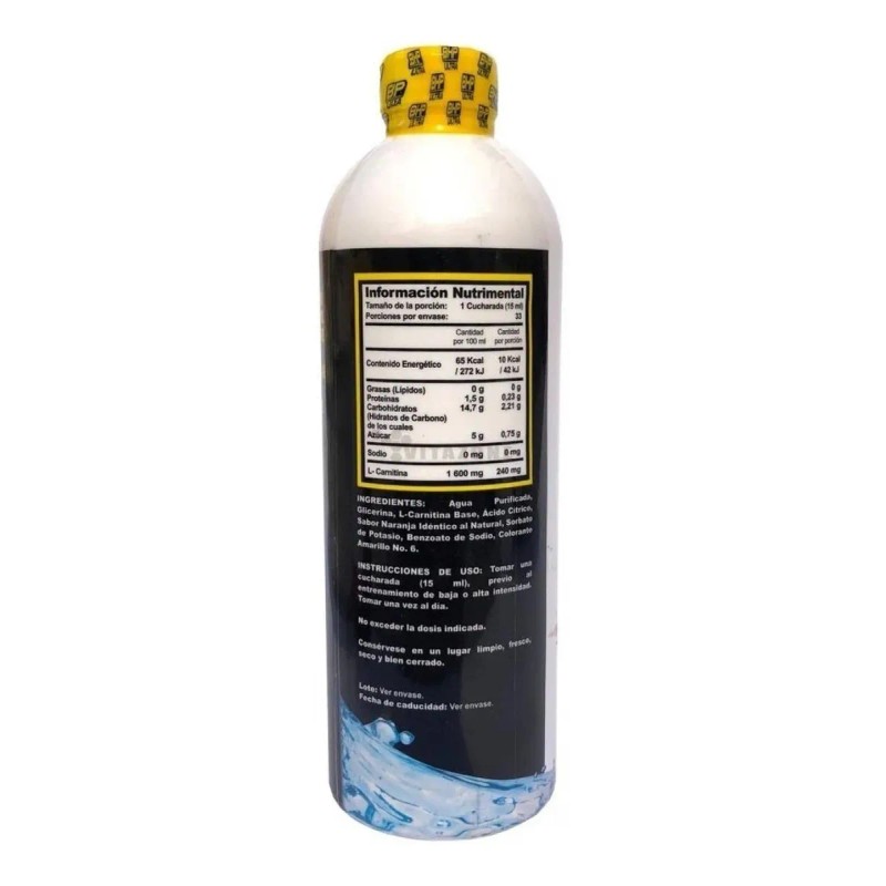Carnitina Bhp Ultra L-carnitina Liquida Ultra 500 Ml Sabor Mango