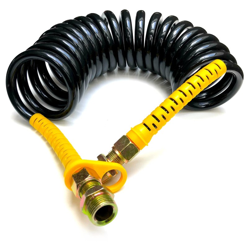 MelTruck® 2 x air spiral compressed air loop, spiral hose,