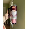 Stainless 40oz Tumbler Quencher With Handle Christmas Gnome Customize Personalize