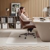WASJOYE 36" x 55" Office Chair Mat for Carpet, Transparent