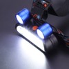 150000LM 2*LED COB Rechargeable 2*18650 Headlamp Head USB Light Torch