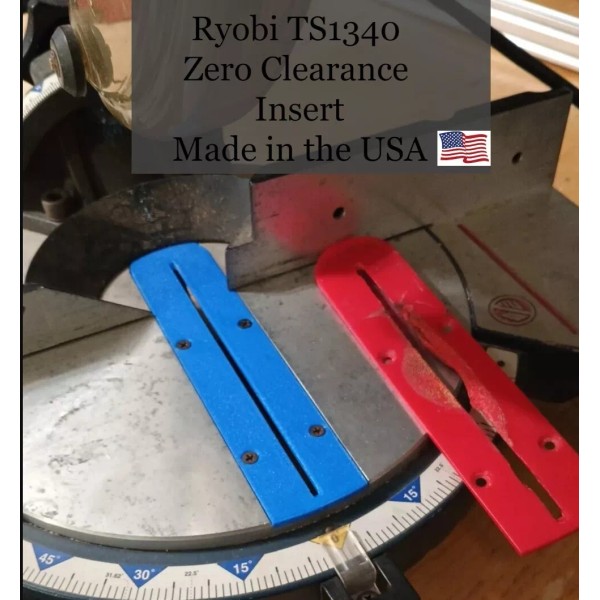 Ryobi TS1340 Miter Saw - Zero-Clearance Plate
