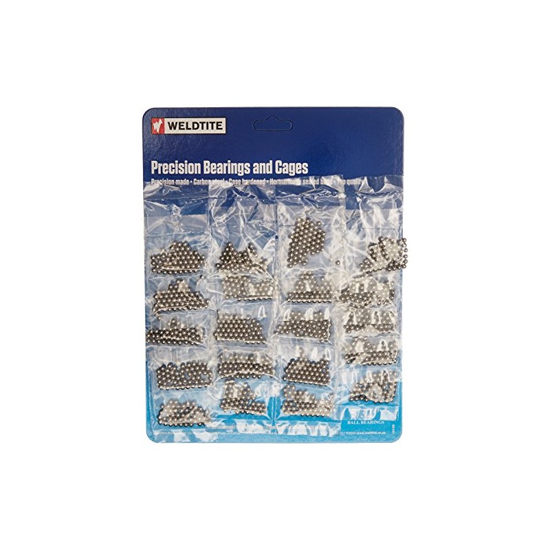 Weldtide Bike Bearing Replacement Balls Pack of 20 Black Black