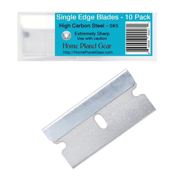 Single Edge Razor Blade 10 Pack - Straight Edge Razor