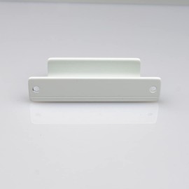 FELGNER Balcony Door Handle 6010 Door Handle for Balcony and Patio Outdoor Mounting Pull Handle Balcony Handle for Pulling Weather Resistant Screws - F9016 Traffic White Coated