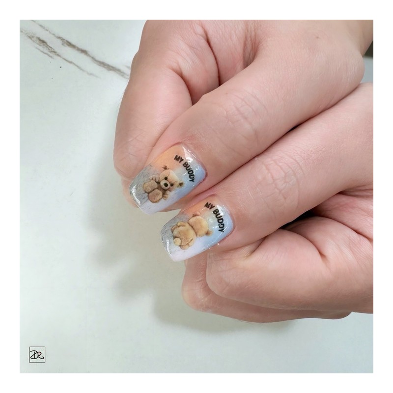 Dara Beauty 2024 January Art of the MonthBear Knit Nail❣