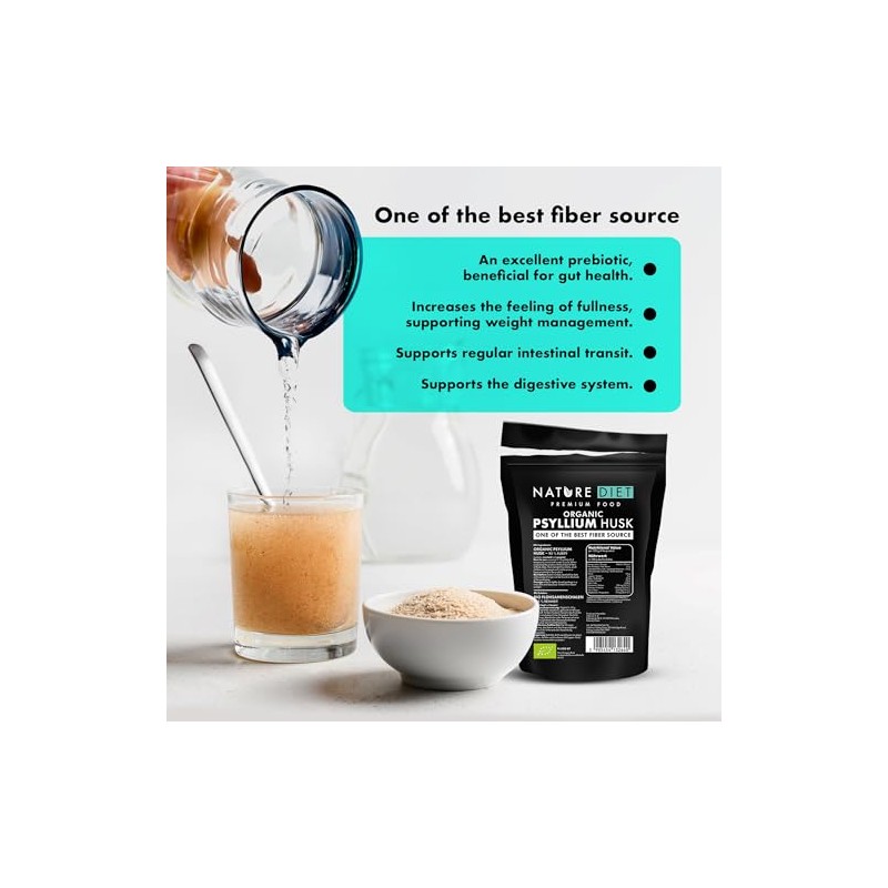 Nature Diet Organic Bio Psyllium Husk | 450 g |