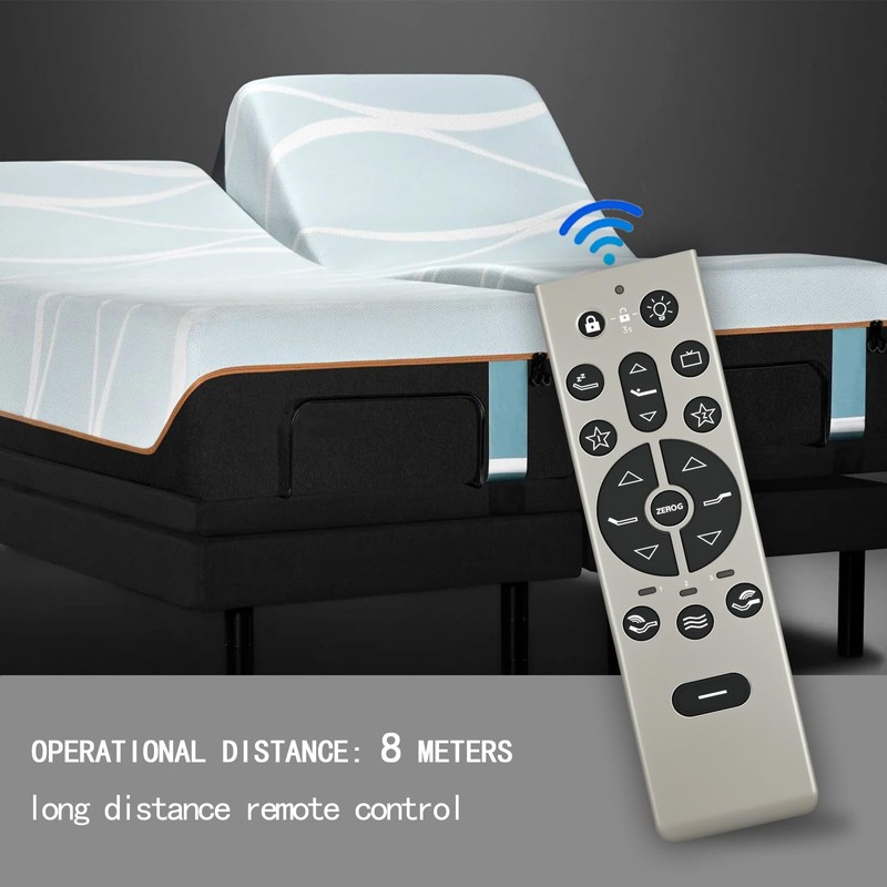 WDZP New Replacement Remote Control for Tempur-Pedic TEMPUR-Ergo Smart Adjustable