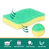 LAUNDRYLUX Scrub Sponge, 8 Pack Dual-Sided Temperature-Responsive Scrubber - Non-Scratch