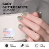 GAOY Green Glassy Cat Eye Gel Nail Polish, 16ml Glitter
