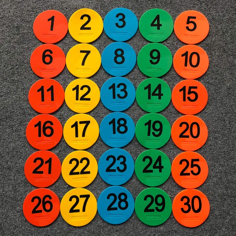 Eco Walker 4inch Mini Floor Spot Markers for Classroom Preschool