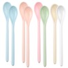 YPLonon Plastic Spoon Set 18.5 cm 8 Pieces Kitchen Spoons