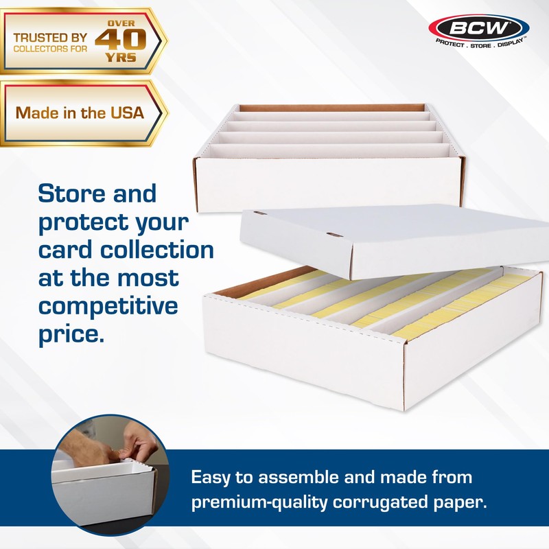 BCW Super Monster 5 Row Trading Card Storage Box -