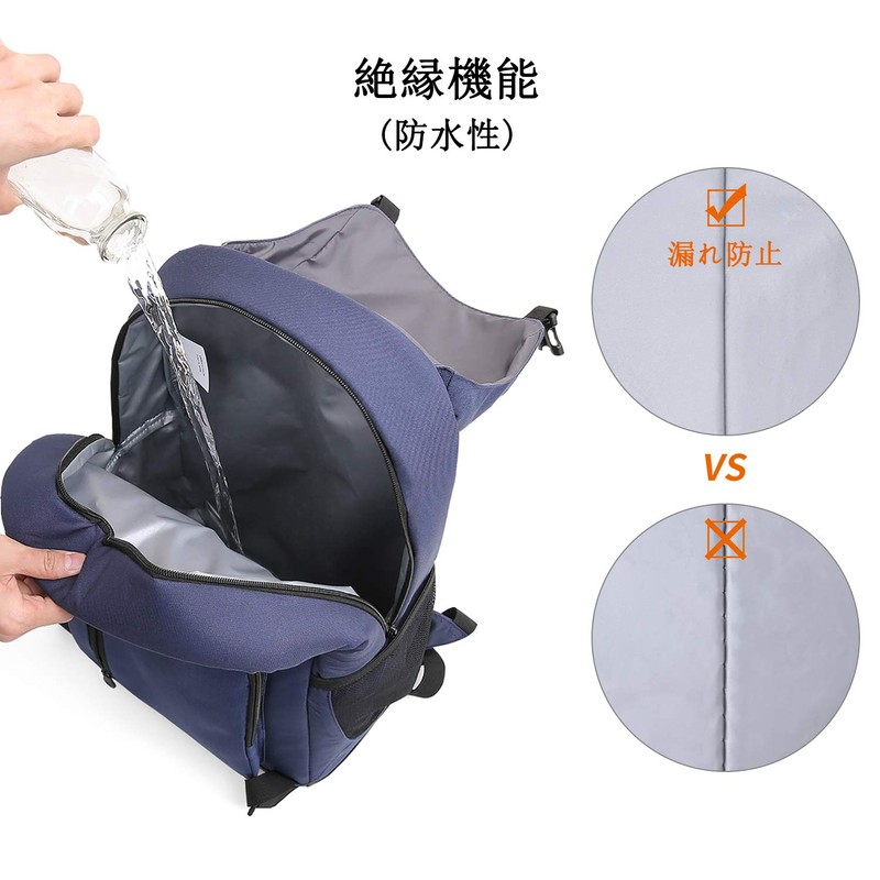 TourIt nsulated Cooler Backpack Picnic Cooler 28 Cans (TR0260010A031), Navy