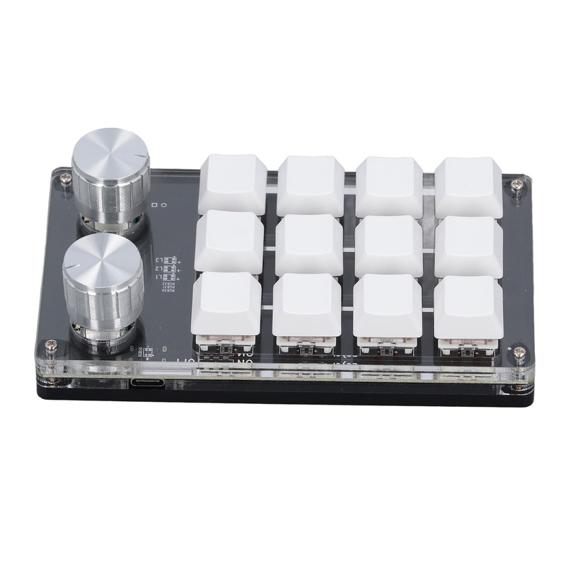 12 Key Knob Keyboard Programmable USB Dustproof Red Switch Mechanical