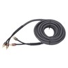 Car Audio Signal Cable Adapter 4.5m/180in Black PVC Plastic Layer