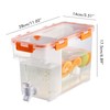 3.5 L Plastic Drink Dispenser Beverage Dispenser with Spigot Iced
